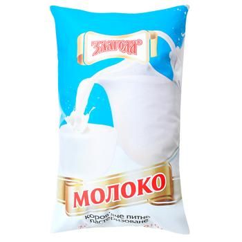 Молоко коров'яче ЗЛАГОДА, пастеризоване, 2,5%, 910г